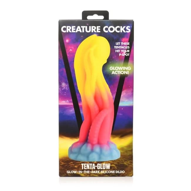 Creature Cocks Tenta-Glow Glow in the Dark Dildo, image 1