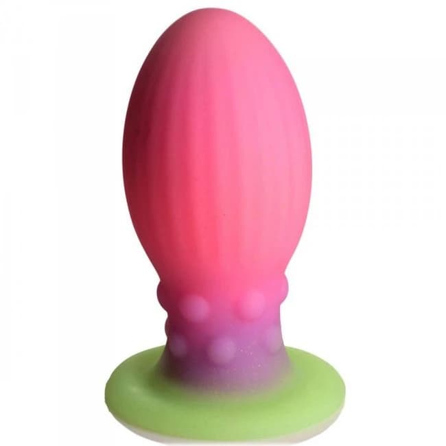 Creature Cocks Xeno Egg Glow in the Dark Silicone Egg, image 1