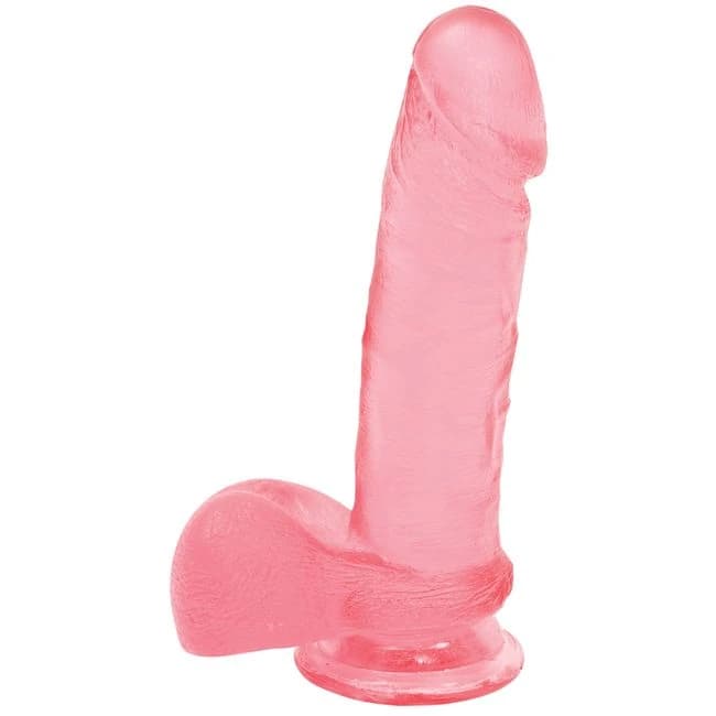 Crystal Jellies Realistic Cock W/ Balls, image 1