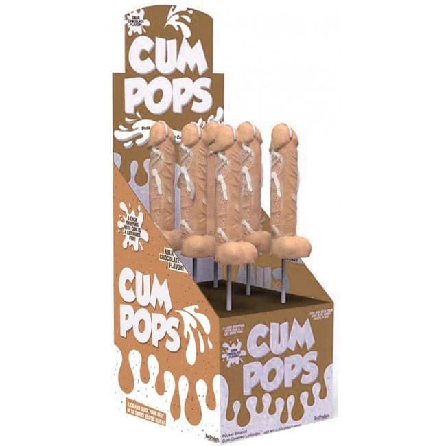 CUM COCK POPS MILK CHOCOLATE 6PC DISPLAY - Image 1
