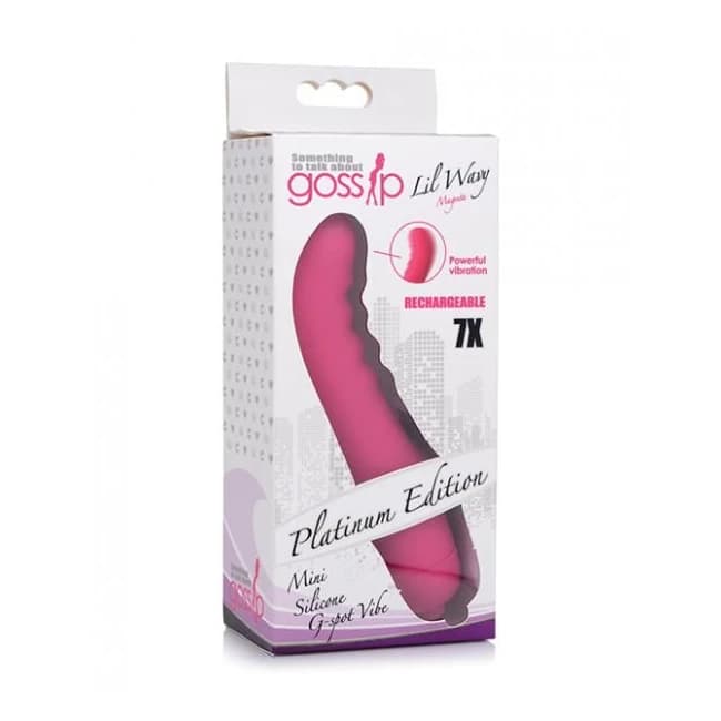 Curve Novelties Gossip Lil Wavy 7x Mini G Spot Vibe - Magenta, image 1