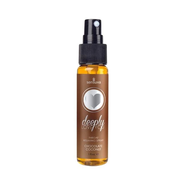 Deeply Love You Chocolate Coconut Throat Relaxing Spray 1oz Bottle, image 1