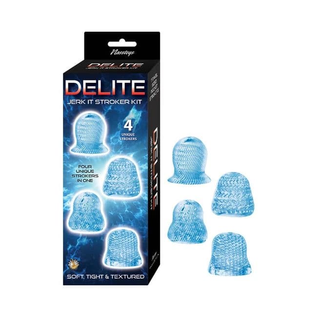 Delite Jerk It Stroker Kit Blue - Image 1 Delite Jerk It Stroker Kit Blue - Image 1