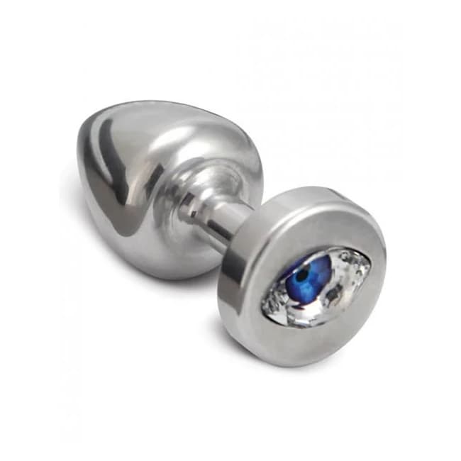 Diogol Anni R Cat's Eye T1 Butt Plug Crystal Silver, image 1