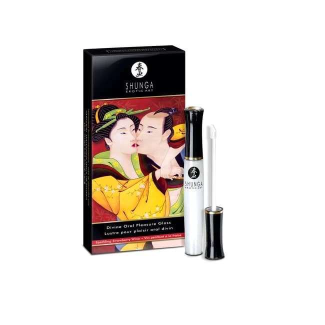DIVINE ORAL PLEASURES LIPGLOSS SPARKLING STRAWBERRY WINE 1 OZ - Image 1