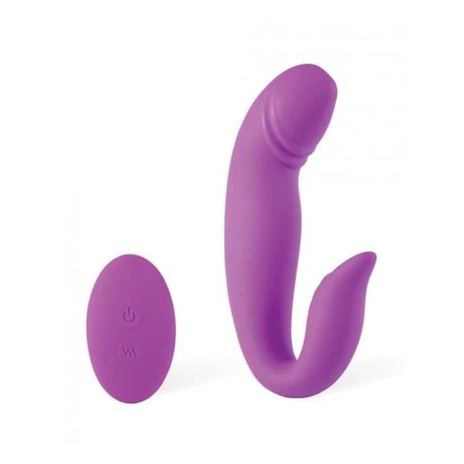Dolphin Rolling G Spot Vibrator & Clit Stimulator - Purple, image 1