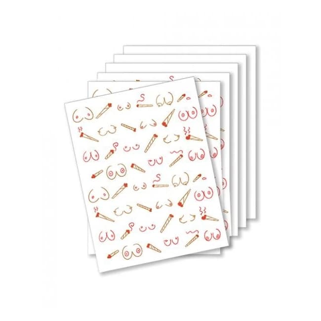 Doobies and Boobies Naughty Greeting Card - Pack of 6, image 1