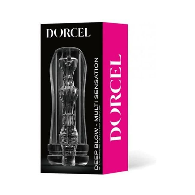 Dorcel Deep Blow Multi Sensation Sleeve - Clear, image 1