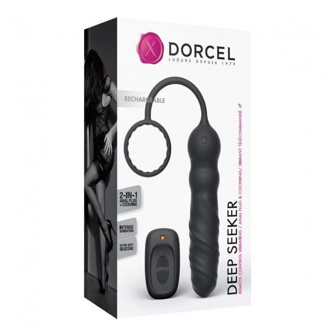 Dorcel Deep Seeker Vibrating Anal Plug with Remote Control, image 1