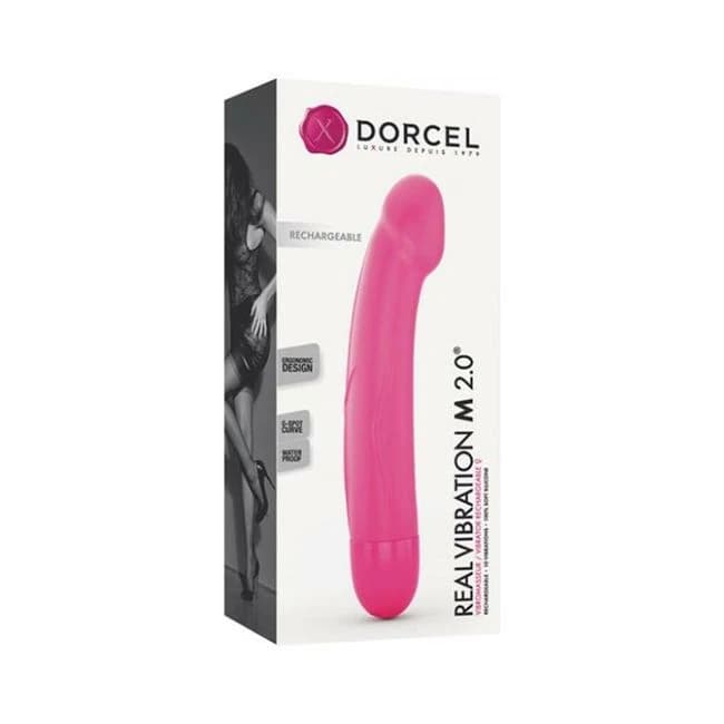 Dorcel Real Vibration M 6" Rechargeable Vibration - Pink, image 1