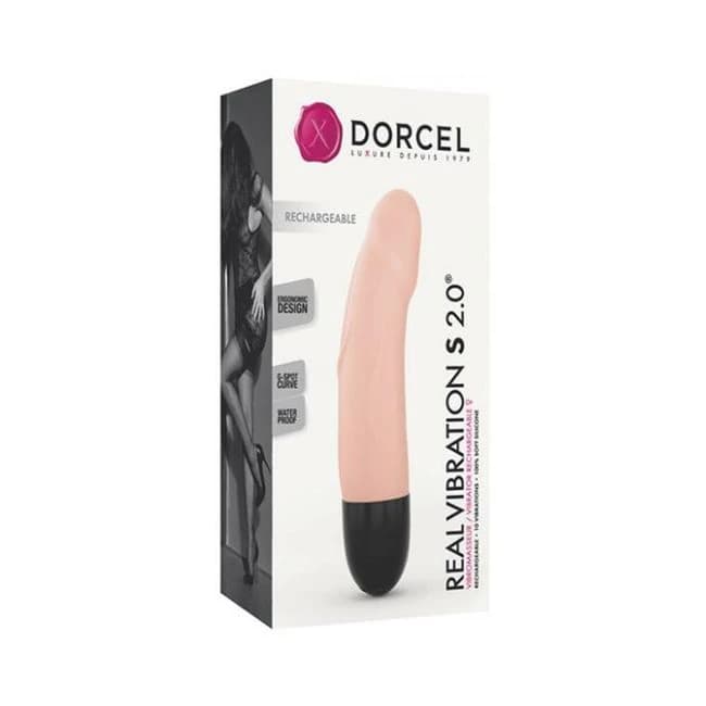 Dorcel Real Vibrations S 6" Rechargeable Vibrator - Flesh, image 1