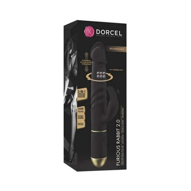 Dorcel Thrusting & Spinning Furious Rabbit 2.0 - Black, image 1