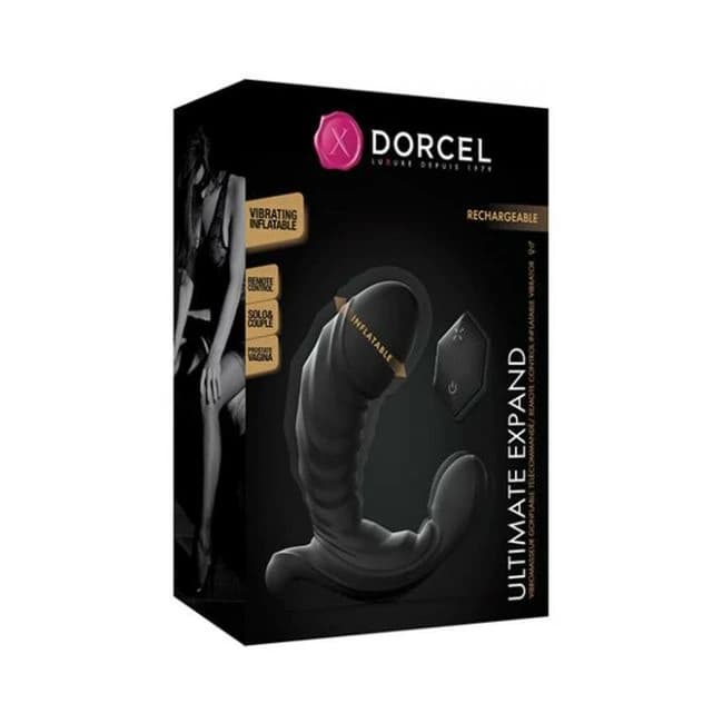 Dorcel Ultimate Expand Butt Plug W/remote - Black - Image 1 Dorcel Ultimate Expand Butt Plug W/remote - Black - Image 1