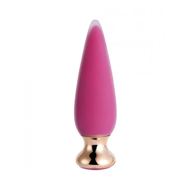 Doro Plus Vibrating Anal Plug with Remote Control - Pink, image 1
