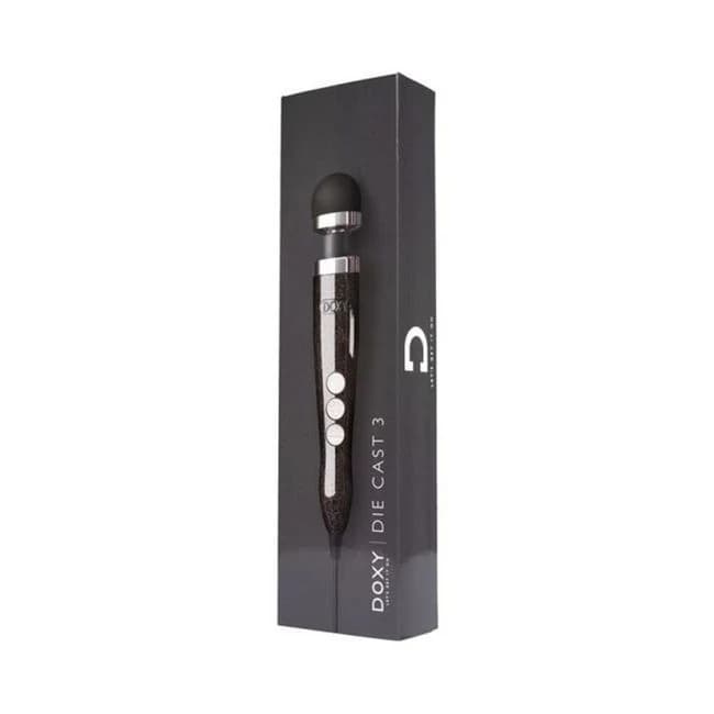 Doxy Die Cast 3 Compact Wand Vibrator Disco Black, image 1