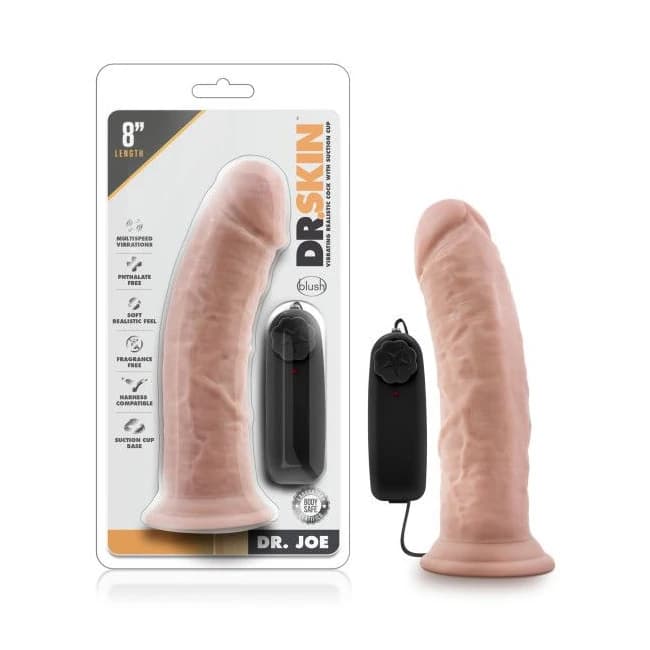 Dr Skin Dr Joe Vibrating Cock W/ Suction Cup, image 1