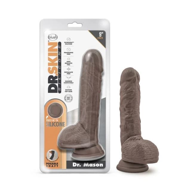 Dr Skin Dr Mason Dildo W/ Suction, image 1
