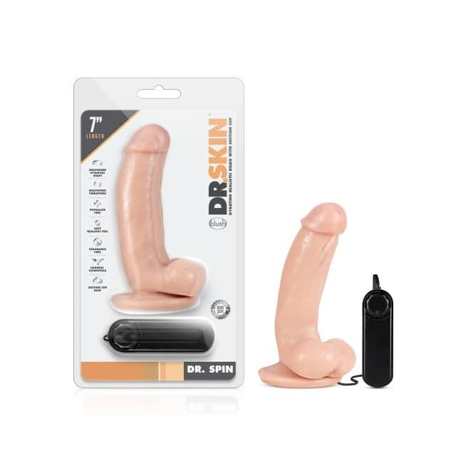Dr Skin Dr Spin Gyrating Realistic Dildo, image 1