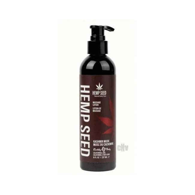 Earthly Body Hemp Seed Massage Lotion -Kashmir Musk, image 1