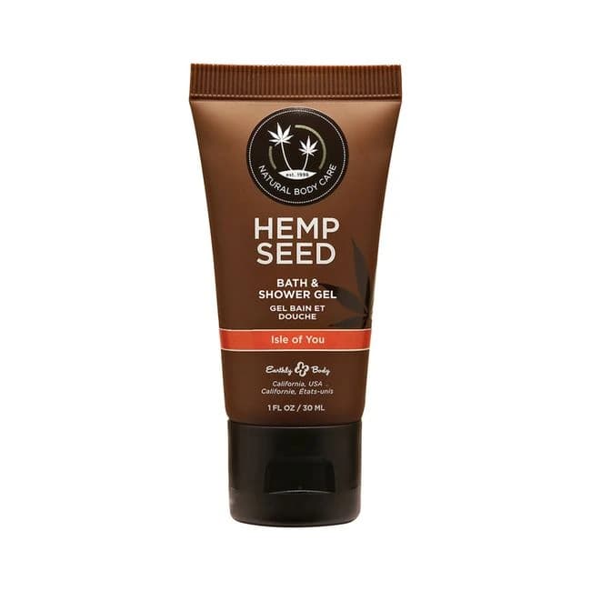 Earthly Body Hemp Seed Shower Gel Isle of You 1oz, image 1