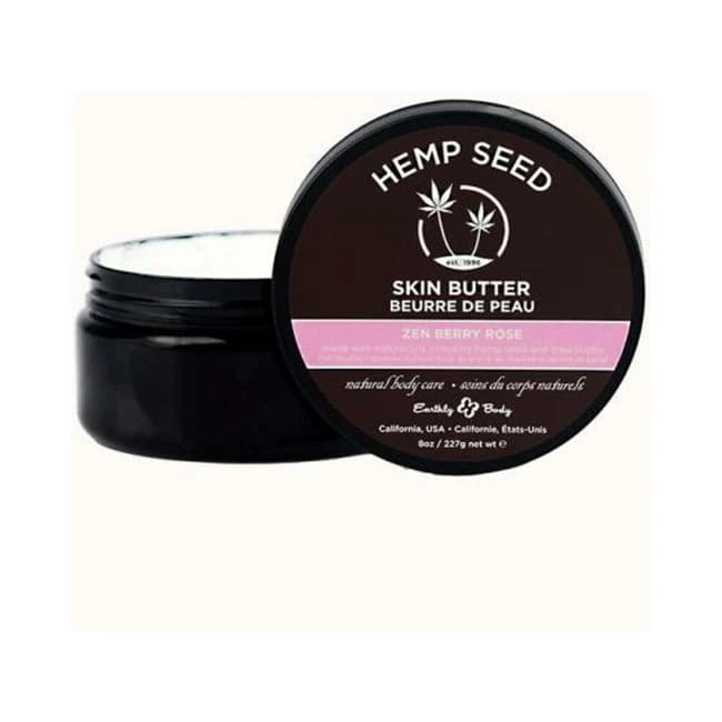 Earthly Body Hemp Seed Skin Butter Zen Berry Rose 8 Oz. - Image 1 Earthly Body Hemp Seed Skin Butter Zen Berry Rose 8 Oz. - Image 1