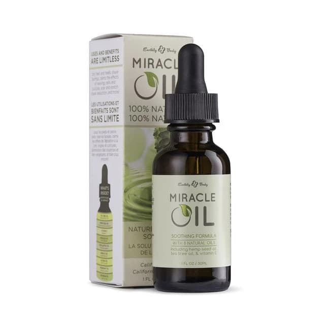 Earthly Body Pure Hemp Seed Oil with Vitamin E 1oz, image 1