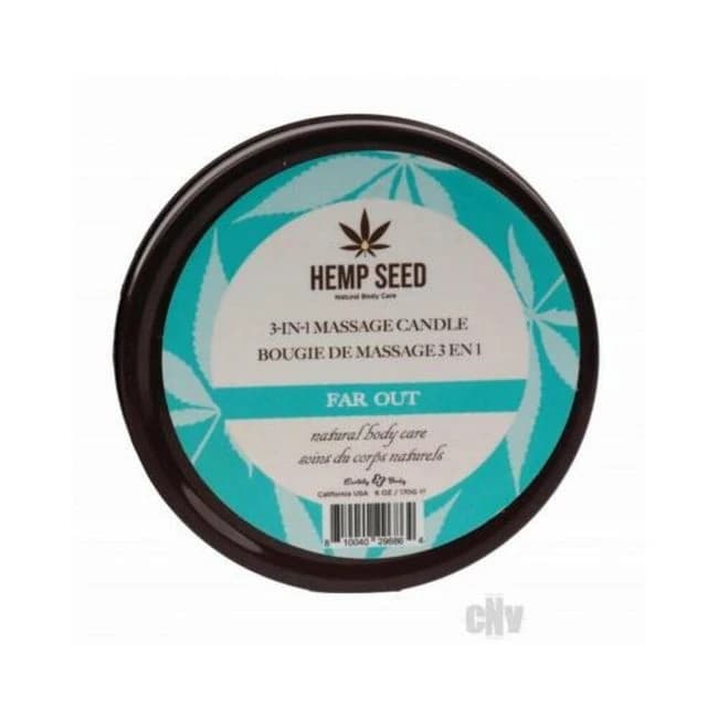 Earthly Body Summer 2024 3 in 1 Massage Candle - 6 oz Working on a Groovy Thing, image 1