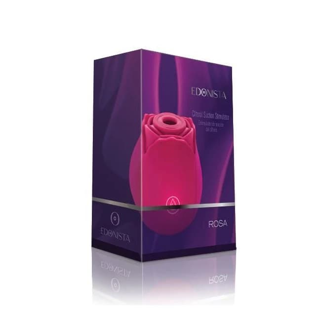 Edonista Rosa Clitoral Suction Stimulator Red, image 1