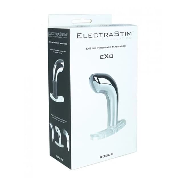 Electrastim Exo Rogue Prostate Massager - Silver, image 1