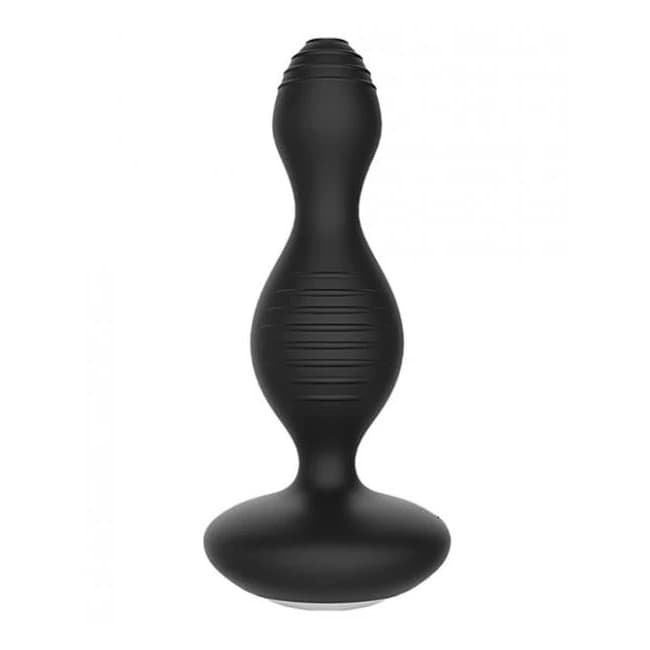 Electroshock E-Stimulation Vibrating Butt Plug Black, image 1
