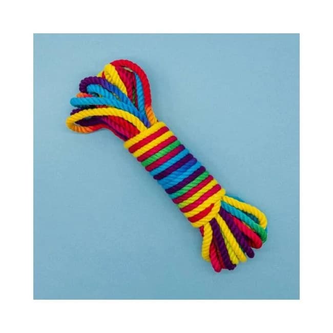 Emojibator Funfetti Rainbow Bondage Rope 26.25 Ft., image 1