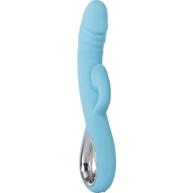 Evolved Triple Infinity Vibrator W/ Suction Blue - Image 1 Evolved Triple Infinity Vibrator W/ Suction Blue - Image 1