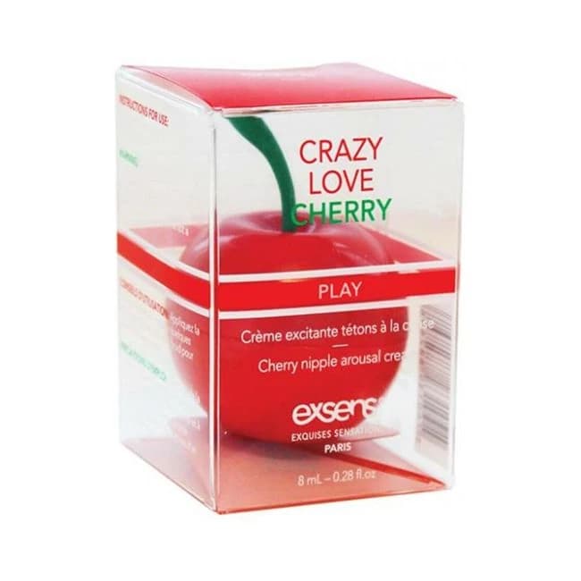 Exsens of Paris Nipple Cream Crazy Love Cherry .27oz, image 1