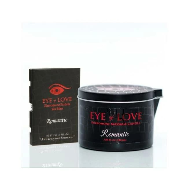 Eye of Love Romantic Attract Her Pheromone Massage Candle, image 1