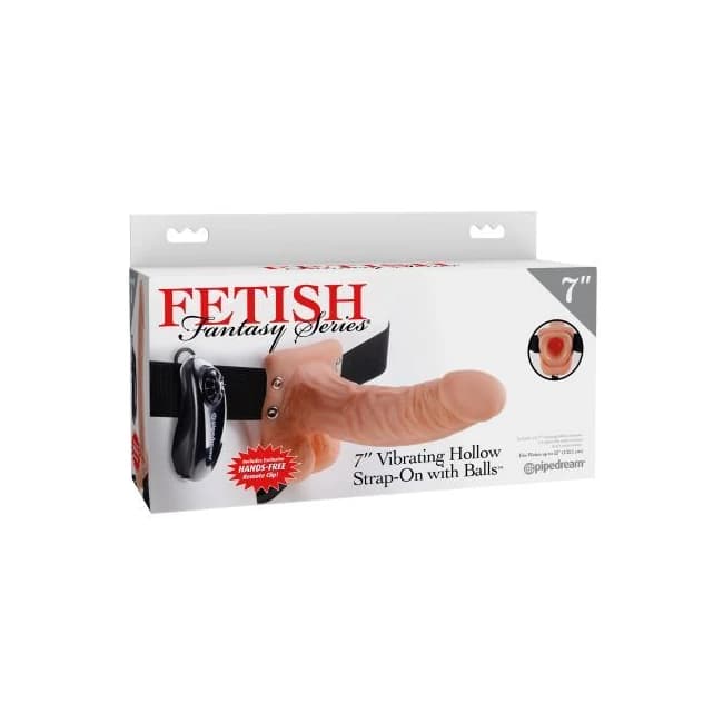Fetish Fantasy Series Vibrating Hollow Strap-On, image 1