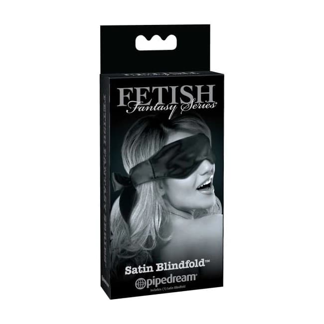 Fetish Fantasy Limited Edition Satin Blindfold Black, image 1