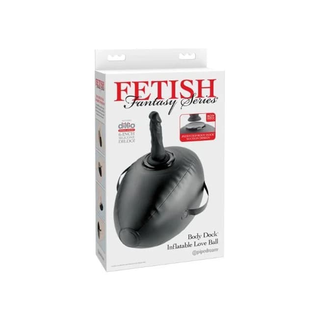 Fetish Fantasy S/ Body Dock Inflatable Love Ball Blk, image 1