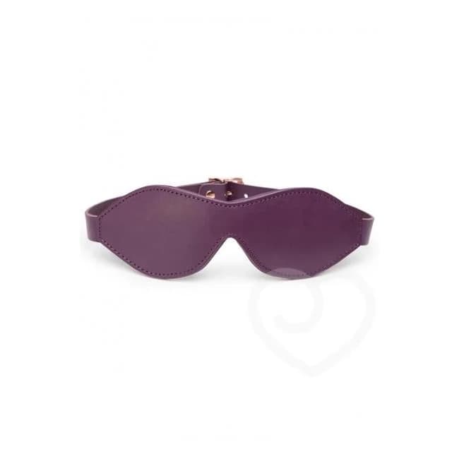 Fifty Shades Cherished Collection Leather Blindfold - Image 1 Fifty Shades Cherished Collection Leather Blindfold - Image 1