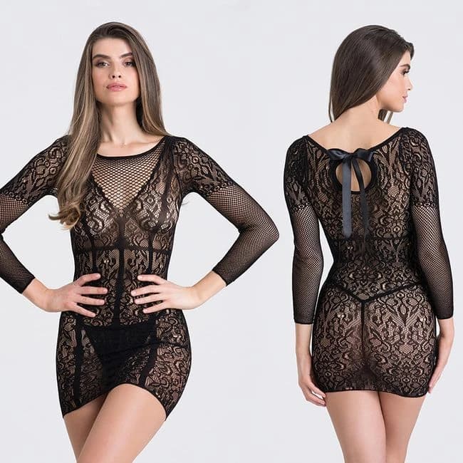 Fifty Shades of Grey Captivate Lacy Mini Dress One Size, image 1