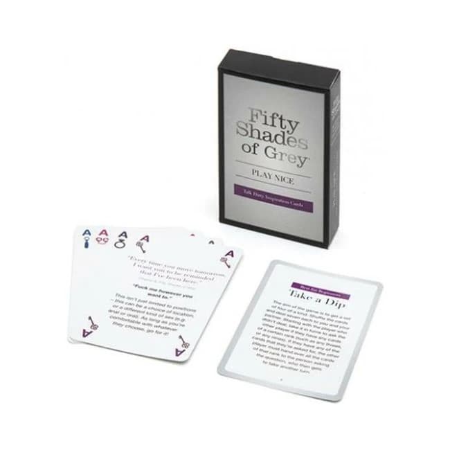 Fifty Shades of Grey Play Nice Talk Dirty Card Game, image 1