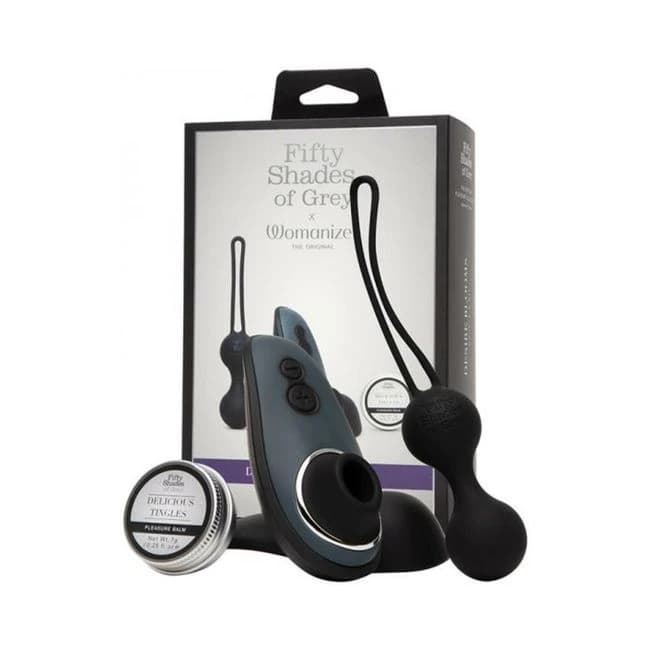 Fifty Shades of Grey Womanizer Desire Blooms Kit Black, image 1