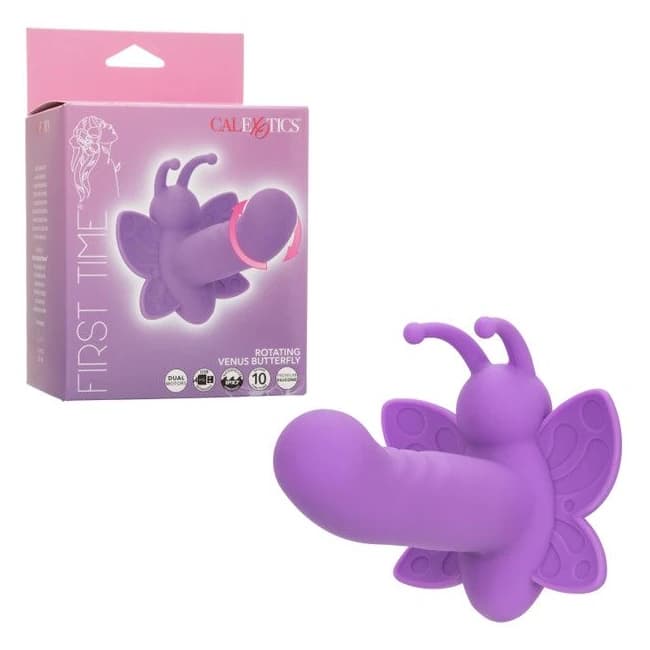 First Time Vibe Rotating Venus Butterfly Rechargeable, image 1