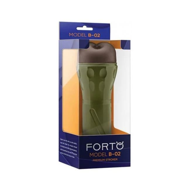 Forto Model B-02 Hard-Side Ass Masturbator - Dark, image 1