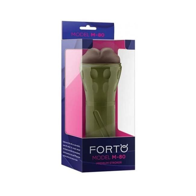 Forto Model M-80 Hard-Side Mouth Masturbator - Dark, image 1