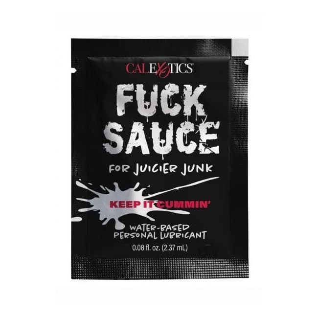 Fuck Sauce Water Based Personal Lubricant Sachet - .08 oz, image 1