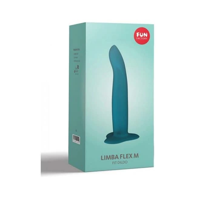 Fun Factory Limba Flex Dildo - Medium Deep Sea Blue, image 1