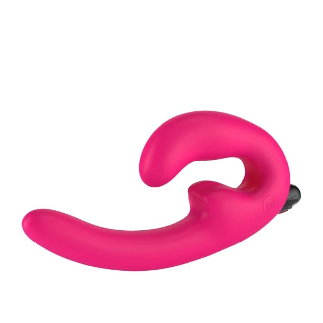 Fun Factory Sharevibe Vibrating Wearable Dildo - Pink - Image 1 Fun Factory Sharevibe Vibrating Wearable Dildo - Pink - Image 1