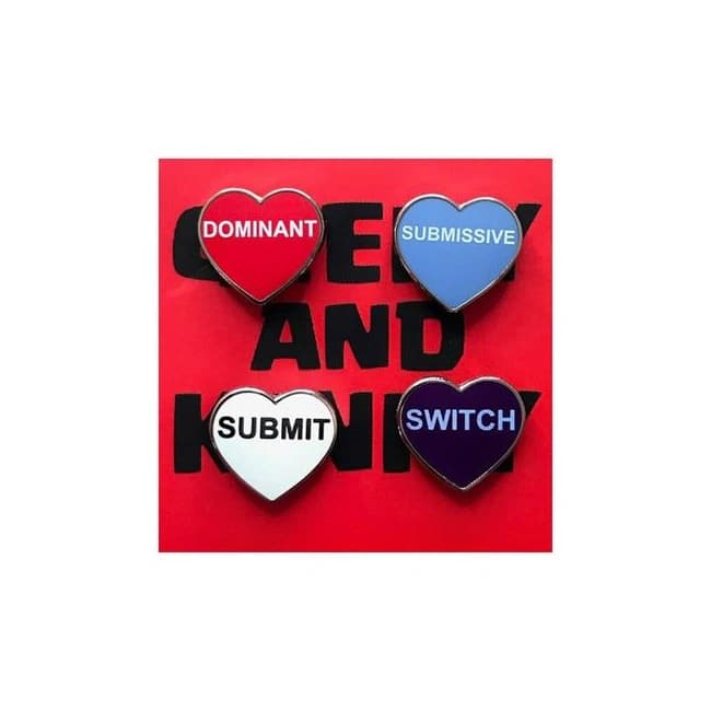 Geeky & Kinky Kinky Hearts Series 5 Enamel Pins, image 1