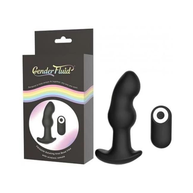 Gender Fluid Frission Anal Vibe w/ Remote - Black, image 1