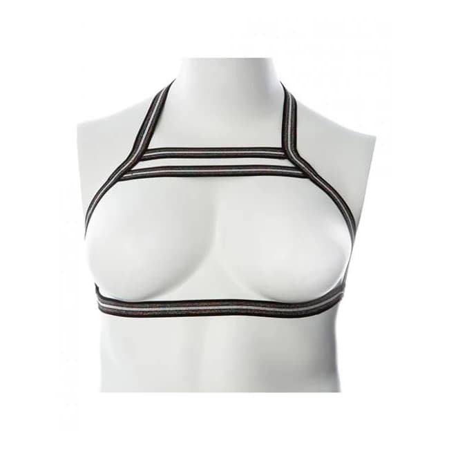 Gender Fluid Silver Lining Harness - S-L Black/silver, image 1